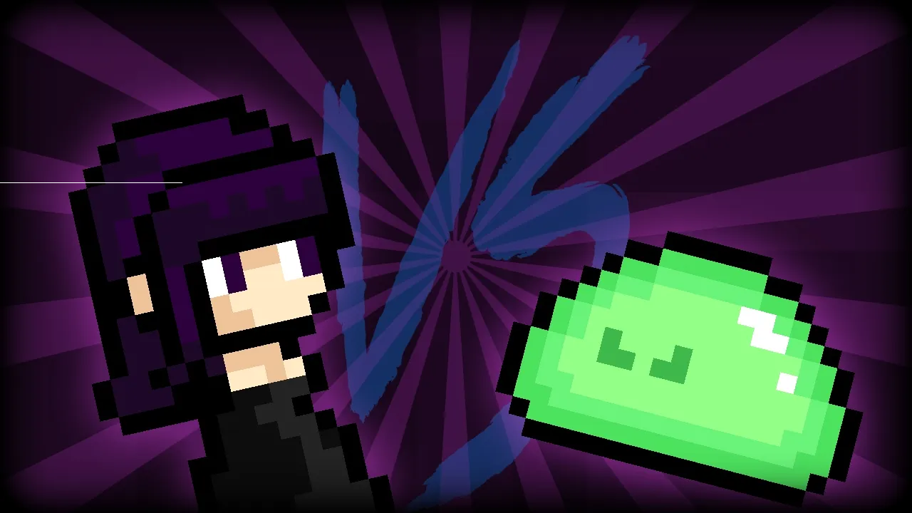 Goth Girls vs The Goo concept and pixel art